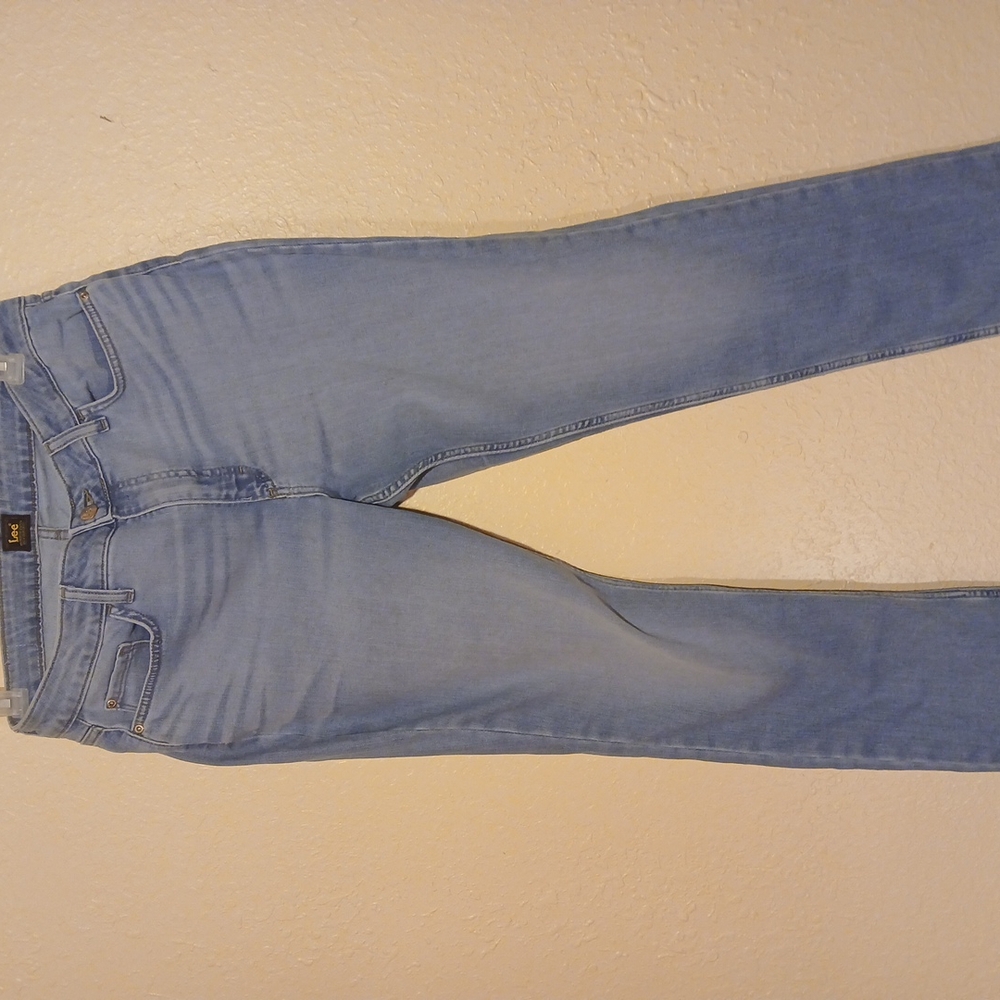 Lee Blue Straight Leg Jeans Classic Denim